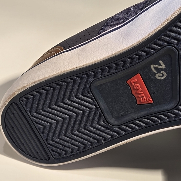 Levis Miles Preference Men’s Navy Blue / Brown Fashion Sneakers Size 8 - Picture 13 of 16
